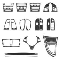 แอร์ไวซ์สำหรับ BMW 1ชุด E81 E87 E82 E88 2008-2013อุปกรณ์เสริมคาร์บอนสติ๊กเกอร์ไฟเบอร์ฝาปิดตกแต่งภายในพิเศษสำหรับรถยนต์