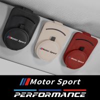 ❣◆℡ Car Cowhide Glasses Clip Accessories For BMW E46 E90 E92 E93 E60 F30 F10 F20 X5 E70 G05 X3 F25 G01 X4 F26 G02 X1 F48 Motor Sport