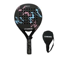 [COD]CAMEWIN 4018 Padel แร็กเกตเทนนิสคาร์บอนไฟเบอร์นุ่ม EVA ใบหน้าเทนนิสพายแร็กเก็ตที่มี Padle กระเป๋าปก