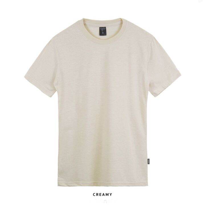 dsl001-เสื้อยืดผู้ชาย-เสื้อยืดราคาถูก-ยอดขาย-no-1-รับประกันไม่ย้วย-2-ปี-ผ้านุ่มใส่สบายมาก-เสื้อยืดเปล่า-เสื้อยืดสีพื้น-เสื้อยืดคอกลม-สีครีมมี่-เสื้อผู้ชายเท่ๆ-เสื้อผู้ชายวัยรุ่น