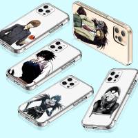 เคสโทรศัพท์ หรับ Samsung A34 M52 A04 M30S A23 M23 M53 M21 A54 M30 A40S A9 A14 A04S M33 Plus อ่อนนุ่ม โปร่งใส ปก T-156 Death Note