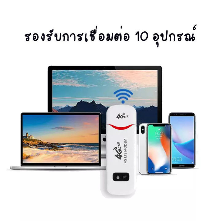 sim-4g-lte-usb-150mbps-modem-wi-fi-hotspot-pocket-wi-fi-ตัวกระจายไวฟาย-อุปกรณ์ปล่อยสัญญาณ