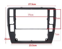 แผงกล่องประดับตกแต่งแผงควบคุมแผงหน้าปัดตรงกลางสำหรับ Vw Passat B5แผงหน้าปัดเครื่องบันทึกซีดีแผงหน้าปัดวิทยุขอบ3b0 858 069