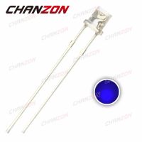 Chanzon 100Pcs 3แอลอีดีสีฟ้าเอ็มเอ็ม Diode น้ำใส3V 20ma แอลอีดีมุมกว้างไดโอดเปล่งแสงโคมไฟโปร่งใส Through Hole