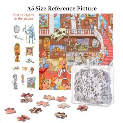 Search And Find - Natural History Museum Wooden Jigsaw Puzzle 500 Pieces Educational Toy Painting Art Decor Decompression toys 500pcs