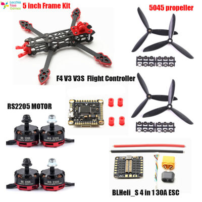 Lt【จัดส่งที่รวดเร็ว】 Mark4 Hd Dji 5นิ้ว Fpv คาร์บอนไฟเบอร์กรอบ224มิลลิเมตรฐานล้อ Brushless Rs2205มอเตอร์ F4 V3s ควบคุมการบิน30A Esc1【cod】