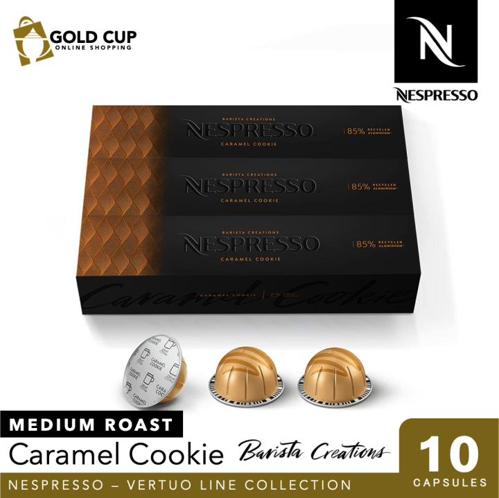 Nespresso Vertuo Line Caramel Cookie Barista Creations Medium Roast