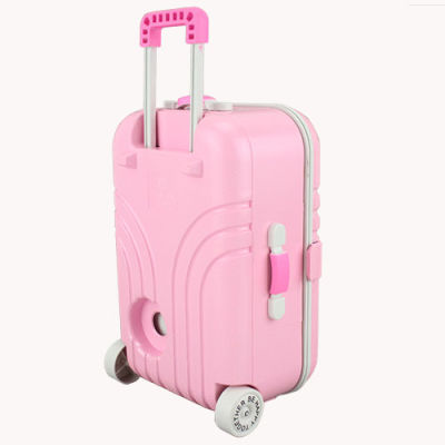 New Fashion Travel Suitcase Doll Accessories Wear fit for American Girl 46cm Baby Doll Gift