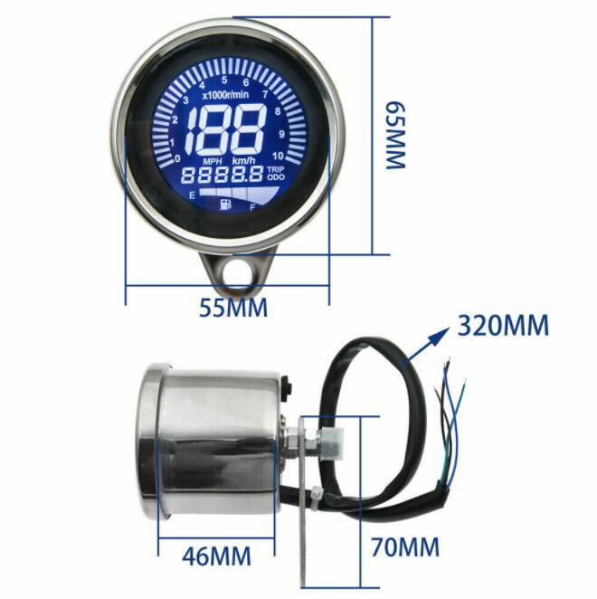 รถจักรยานยนต์-lcd-มาตรวัดความเร็วแบบดิจิตอลมาตรวัดรอบ-led-มาตรวัดความเร็วมาตรวัดระดับน้ำมันพร้อมไฟกลางคืน