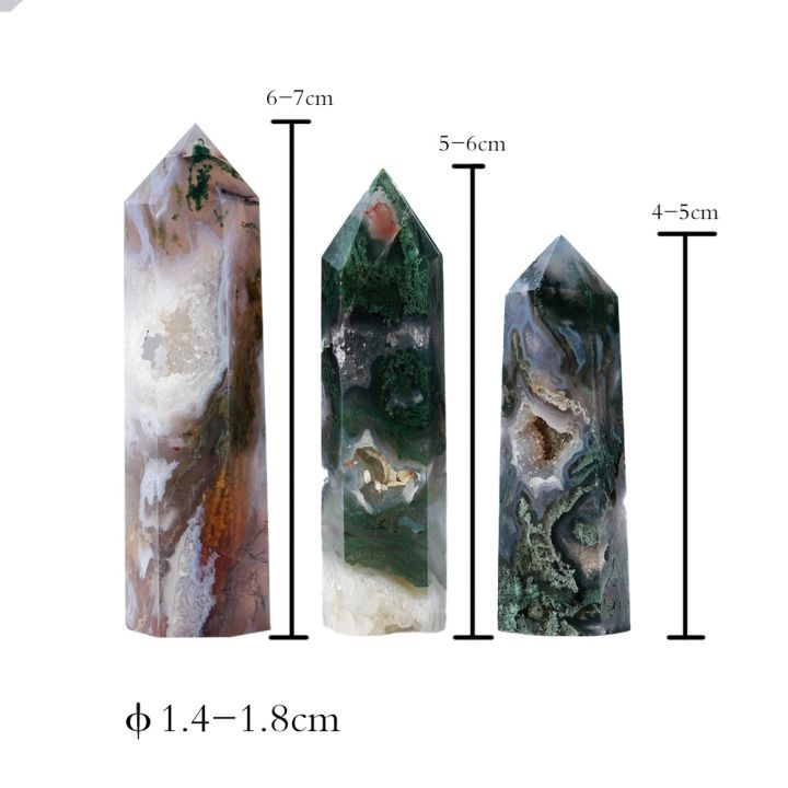 1p-cnatural-crystal-healing-stone-green-water-plant-agate-crystal-point-moss-agate-crystal-hexagonal-column-ornaments