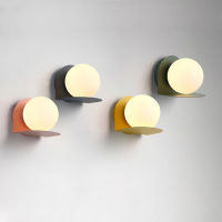 Nordic Creative Simple Modern LED wall lamp Round wall light for stairway project ho living room bedrrom