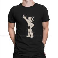 Soft Men T Shirts Mighty Atom Astro Tetsuwan Atomu Cartoons Anime Cool Tees Short Sleeve O Neck T-Shirt Pure Cotton Tops