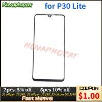 Novaphopat 6.15 "Nova 4E Touch Digitizer แผงกระจกสำหรับ P30 Lite LCD ด้านหน้าด้านนอกหน้าจอกระจกเลนส์ติดตาม