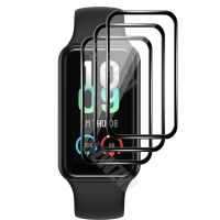 (3pcs) Screen Protector For Amazfit Band 7 Smart Watch Full Coverage Soft Protective Film Cover (Not Glass) Cables