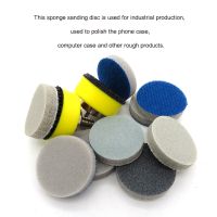 Round Sponge Sanding Disc Sandpaper Hook and Loop 300-3000 Grits for Polishing Grinding (Pack of 60) 1 Inch 25mm