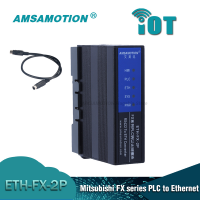 ETH-FX-2P Ethernet โมดูล RS422-ETH Converter RS422เหมาะสำหรับ Mitsubishi FX Series PLC FX-1N 1NC 2NC FX-3U 3UC