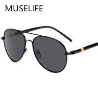 Luxury Mens Polarized Sunglasses Driving Sun Glasses For Men Women Brand Designer Male Vintage Black Pilot Sunglasses UV400