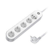 Tuya Smart Life APP WiFi Smart Power Strip Surge Protector With 4 Smart Plugs 3 USB Ports Extension Cord For Alexa&amp;Google Home