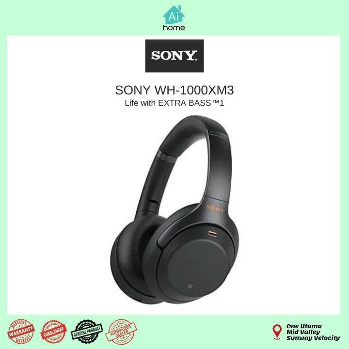 Sony WH 1000XM3 Wireless Noise Cancelling Headphones Display