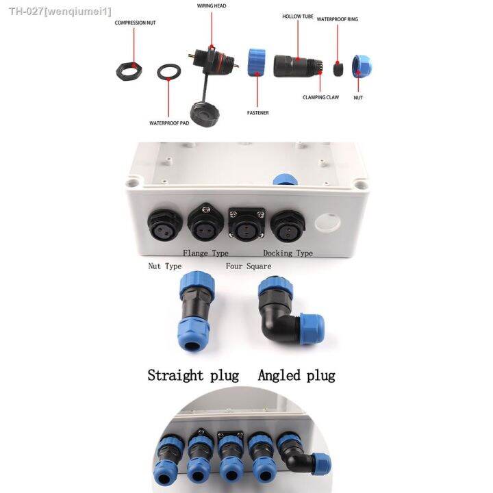 sp28-ip68-elbow-back-nut-waterproof-cable-connector-2-3-4-5-6-7-9-10-12-14-16-19-22-24-26-pin-aviation-cable-connectors