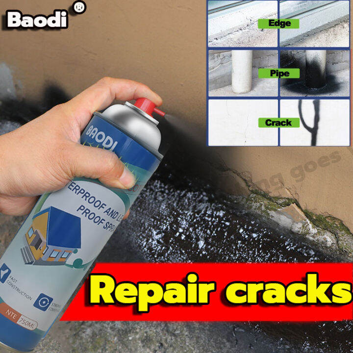 【In stock 750ml 】Baodi Water proof roofing tape Waterproof spray