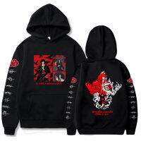 Naruto Hoodies Uchiha Itachi พิมพ์ด้านบน Harajuku สไตล์อะนิเมะสไตล์ฤดูใบไม้ผลิและฤดูใบไม้ร่วงหลวม Pullover