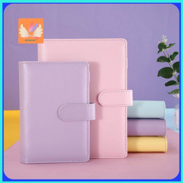 Ang Mainit Na Benta ♙arthur 4 Pcs Photocard Binder Album Leather Pu A5 