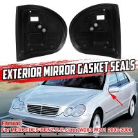 A Pair Car Exterior Door Mirror Gasket Side Mirror Seals Cover For Mercedes For Benz W203 W211 C E Class 2003-2006 2038103716