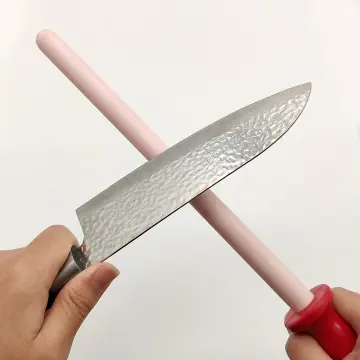 Knife Sharpener Ceramic(zirconia) Rod Knife Sharpener With ABS Handle  Sharpening For Chefs Steel Knives Kitchen Assistant musat