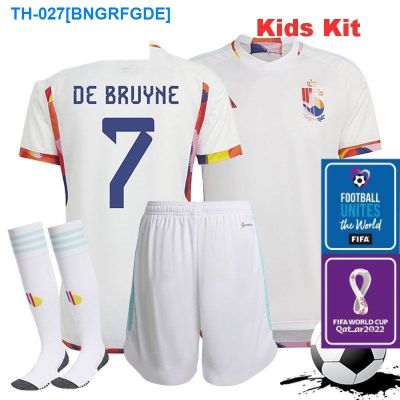✣□ 2022/2023 Belgium away Kids Kit Football shirt World Cup Team Football Top quality Jersey With sock patch