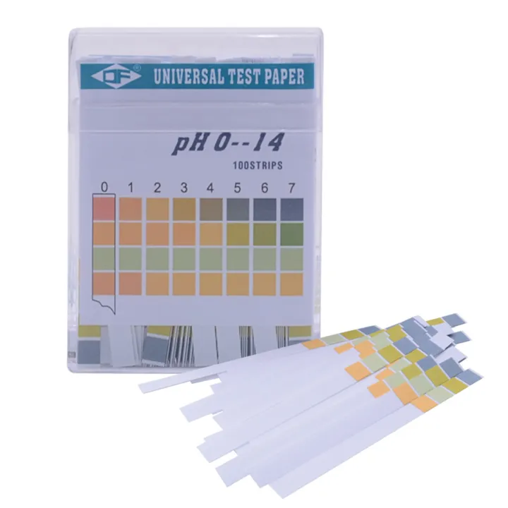 RCYAGO 100pcs Universal pH Test Paper Test Strip 0-14PH Range Acidic ...