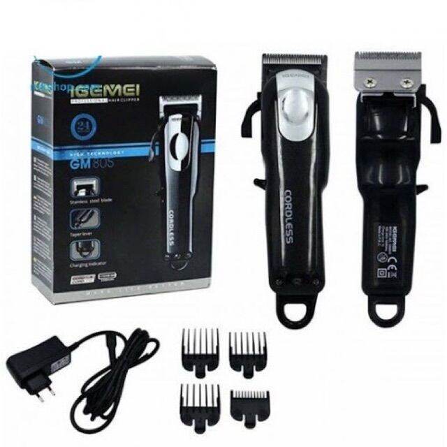 GEMY_ GM-_805 Corded Cordless Barber Electric Hair Clipper Powerful ...