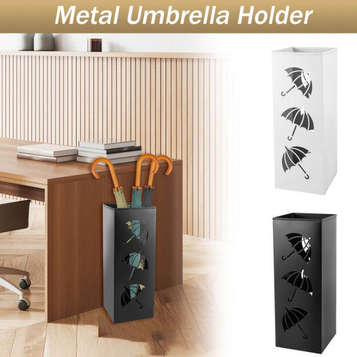 Metal Umbrella Holder Free Standing Umbrella Stand Rack Decorative
