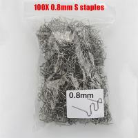 100Pcs/Set Hot Stapler Staples For Plastic Welder Plastic Repair Standard Pre Cut Wave Staples Welding Bumper Car Bumper Repair