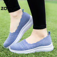 ZOCN Sneakers for Women Korean Fly Weave Women Shoes Casual Walking Shoes Plus Size 36-42