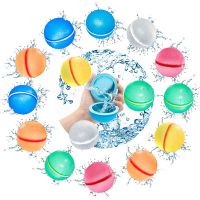 New Waterballoons Reusable Magnetic Water Ball Summer Water Fight Water Bombs Outdoor Water Toys Quick Fill Water For Fight Gift