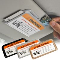 ♣ Car Card Clip Sun Visor Organizer Temporary Parking Card Holder Dash Board Paste Mount Auto Interior Storage Stowing Tidying 1Pc