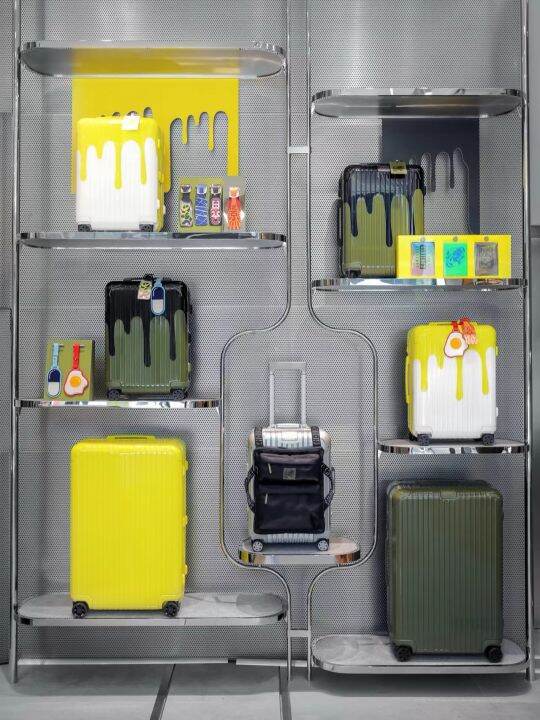 Rimowa luggage dutyfree shop sales, polycarbonate, aluminum alloy, the