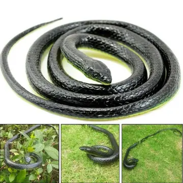 play snakes scary snake prank Python Figure Artificial Snake Toy