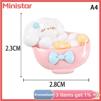 Ministar 5ชิ้นการ์ตูนน่ารักสไตล์น่ารัก Sanrio เรซิ่นหัตถกรรมเปลือกโทรศัพท์เครื่องประดับ DIY อุปกรณ์เสริม Kawaii ของเล่นของขวัญเพื่อนสาวๆ