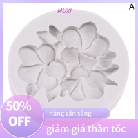 ?【HOT SALE】MUXI แม่พิมพ์ซิลิโคนรูปดอกไม้1ชิ้นแบบทำมือแม่พิมพ์ซิลิโคนรูปดอกลีลาวดีไอวายแม่พิมพ์ฟองดองสบู่เค้กเยลลี่ลูกอมอุปกรณ์ตกแต่งช็อคโกแลต