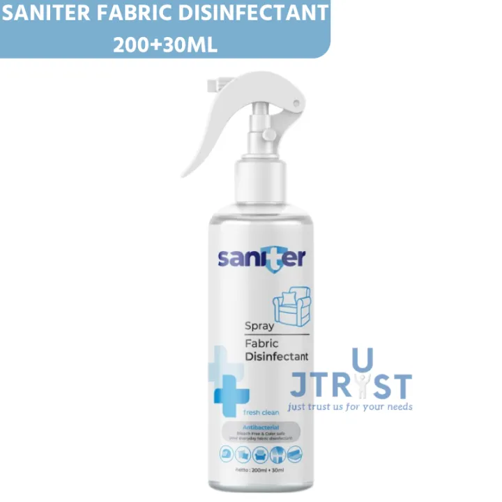 Saniter Fabric Disinfectant Kemasan Botol Semprot 200ml+30ml | Lazada ...