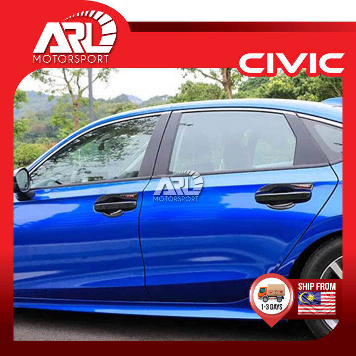 Honda Civic FE 11th 20222023 Outer Handle Carbon Cover Fiber Design