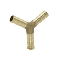 Brass 8mm 10mm Y Connector Water Splitter Tee 3-Way Pipe Quick Coupling Pipe Fittings 2Pcs