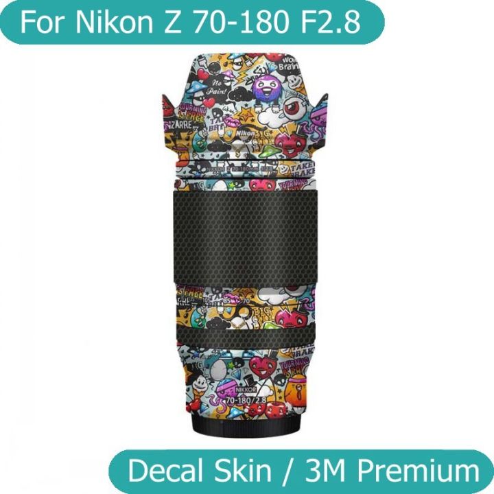 สำหรับ-nikon-z-70-180มม-f2-8สติ๊กเกอร์ติดบนตัวเครื่องไวนิลห่อฟิล์มป้องกันเลนส์กล้องสติกเกอร์เคลือบ70-180-2-8-70-180-2-8-z70180