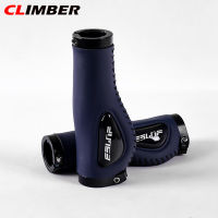 Climber 1คู่หนังจักรยาน Handlebar Grips ซิลิโคนเหลว Shock Absorption สบายทวิภาคีล็อค Grip