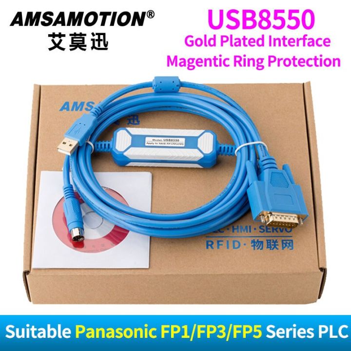 usb8550-suitable-panasonic-nais-fp1-fp3-fp5-series-plc-programming-cable-download-line-usb-afp8550