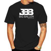 BBB - MENS BLACK T-Shirt-WHITE PRINT - LOS ANGELES SHOWTIME LAKE SHOW Summer MenS Fashion Tee,เสื้อยืดสบาย