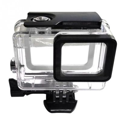 ซองกันน้ำใต้น้ำ40ม. สำหรับ Gopro Hero 7 6 5สีดำ4กล้องดำน้ำที่ยึดปลอกหุ้มอุปกรณ์เสริมซองกันน้ำสำหรับ Gopro