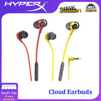 หูฟังเกมมิ่งชนิดใส่ในหู HyperX Cloud Earbuds (แดง/เหลือง) พร้อมไมโครโฟนสำหรับการแชทเกมและการโทร